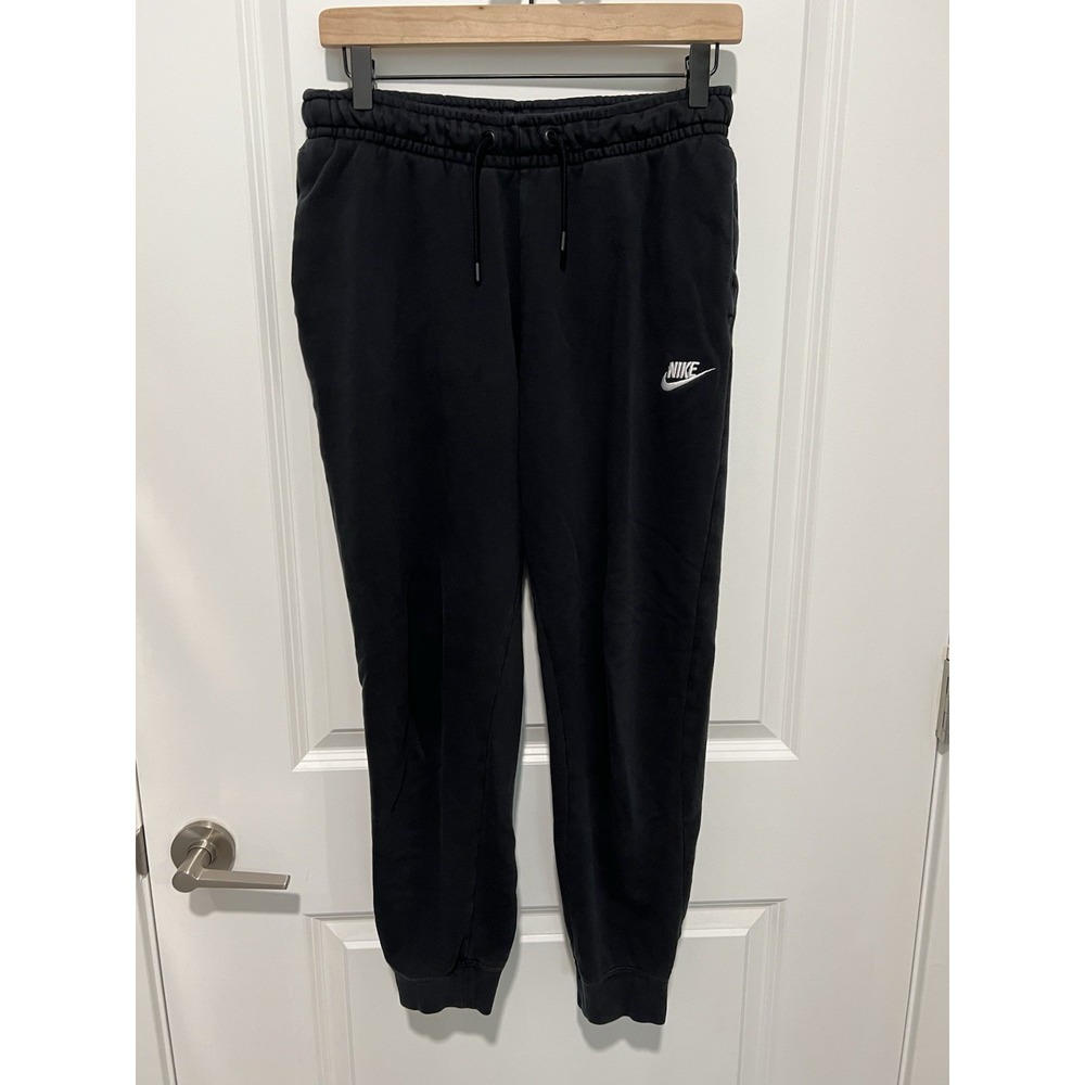Nike Mens Track Pants Jogger Active Athletic Running Tapered Black Size Small‎